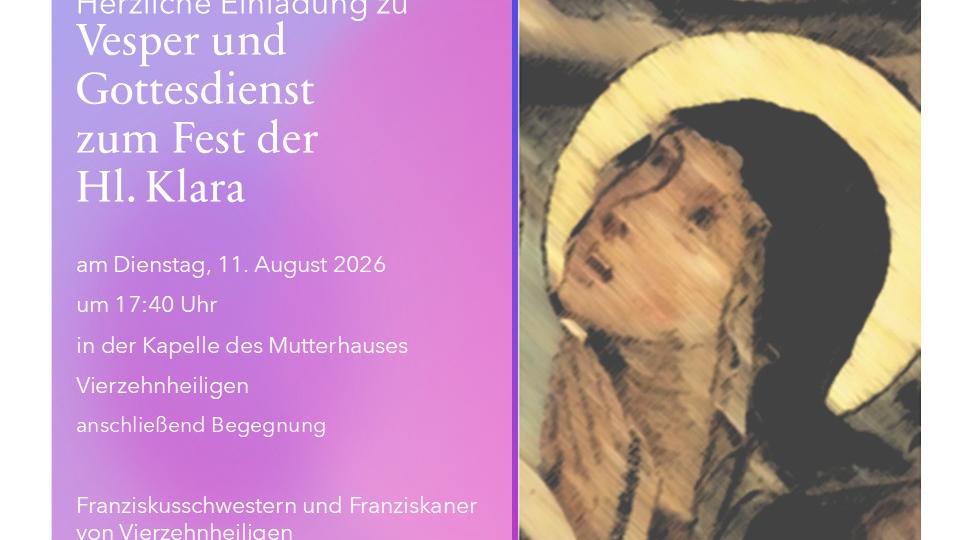 Einladung Klara Vesper 2026