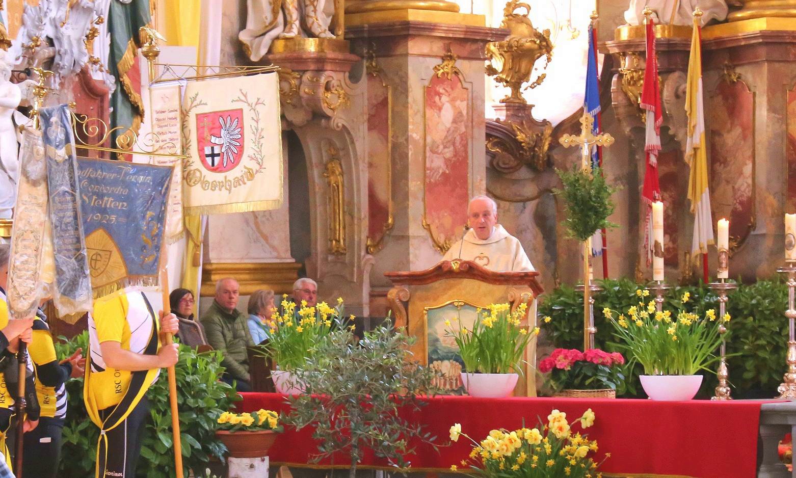 Guardian Pater Maximilian zelebrierte den Festgottesdienst.