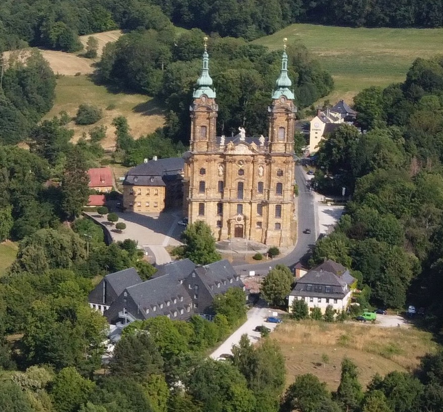 Luftbild Basilika Vierzehnheiligen