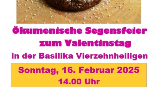ökomenische Segensfeier zum Valentinstag